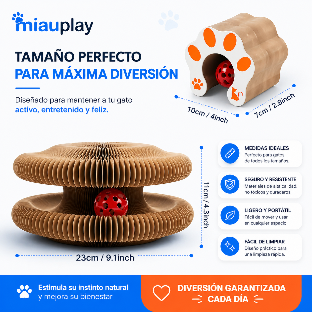 MiauPlay™ | Evita que tu gato destruya tu casa en minutos