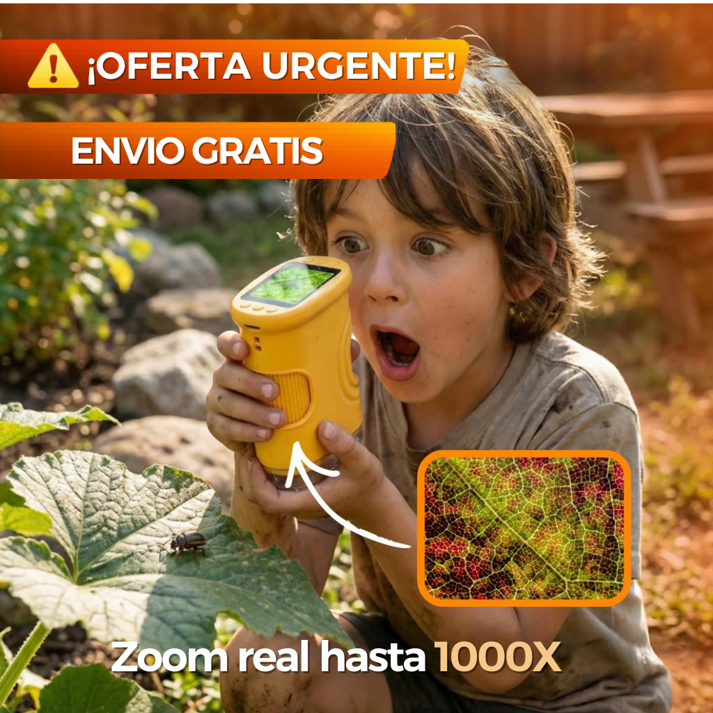 Microscopio 4K: Descubre lo invisible a simple vista